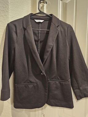 Lauren Conrad Knit Blazer, Med, Single Button